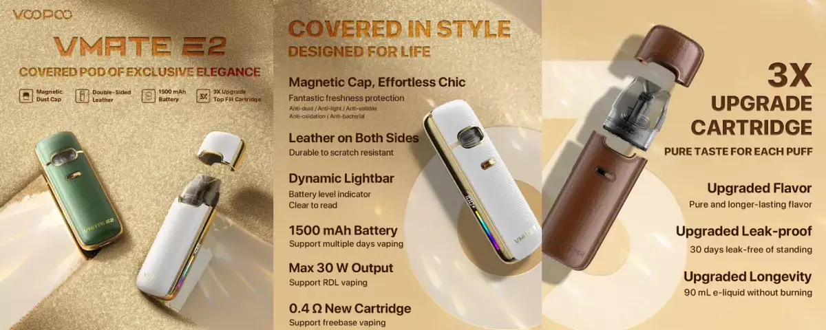 VooPoo VMate E2 Pod Kit 1500mAh 3ml
