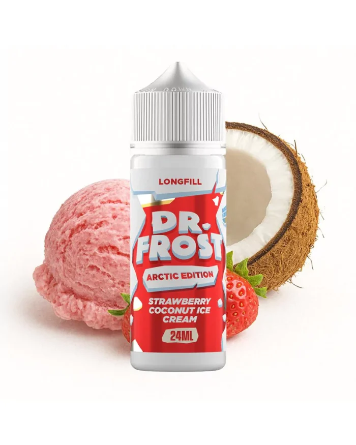 Strawberry Coconut Ice Cream - Dr Frost 120ml