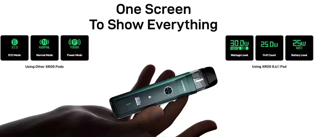 Vaporesso XROS Pro Pod Kit 1200mAh 3ml Black